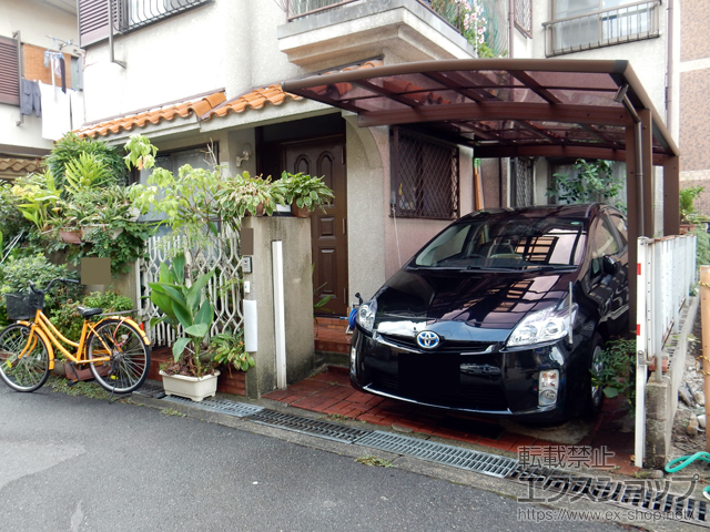 大阪府茨木市ののカーポート レイナポートグラン　積雪〜20cm対応 施工例
