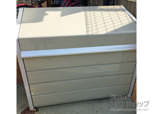 兵庫県西宮市のの物置・屋外倉庫 ダストボックスミニ メッシュ床タイプ DBN-126M 500L 施工例