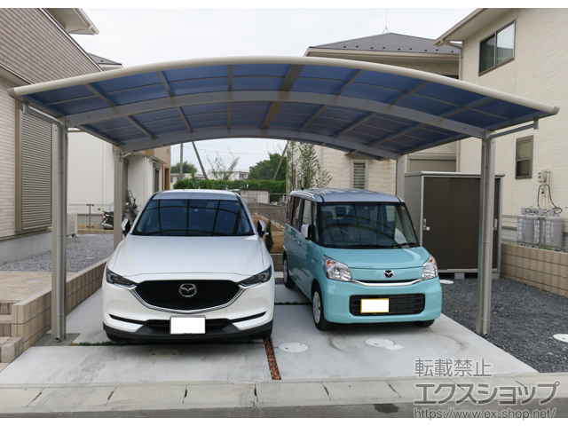 埼玉県羽生市ののカーポート レイナツインポートグラン　積雪〜20cm対応 施工例