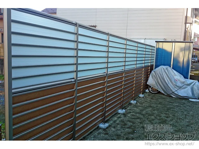 �{�錧���s��LIXIL ���N�V��(TOEX)�̃t�F���X�E��E�� �T�j�[�u���[�Y�t�F���X �i��i�jS�^/�̌�+�i���i�jM�^/�}�e���A���J���[ �Ԏd�؂�^�C�v�i��i�{�H�j �{�H��