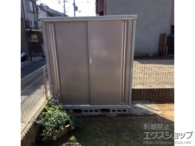京都府京都市のの物置・屋外倉庫 シンプリー 一般型 (MJX-156DP AR) 施工例