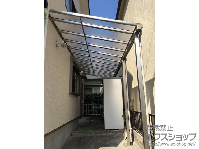 京都府八幡市ののテラス屋根 ヴェクターテラス F型 テラスタイプ 連棟 積雪〜20cm対応 施工例