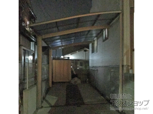 兵庫県神戸市ののカーポート ネスカR (ラウンドスタイル) 積雪〜20cm対応 施工例