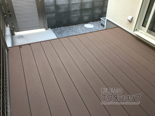 東京都練馬区ののウッドデッキ リウッドデッキ 200 施工例