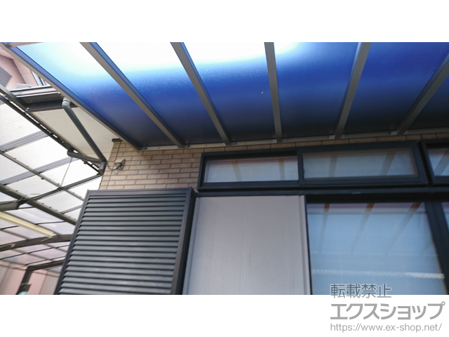 福岡県久留米市ののテラス屋根 ヴェクターテラス F型 テラスタイプ 単体 積雪〜20cm対応 施工例