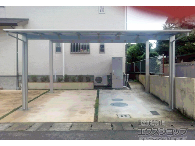 大分県大分市ののカーポート エフルージュ ツイン 積雪〜20cm対応 施工例