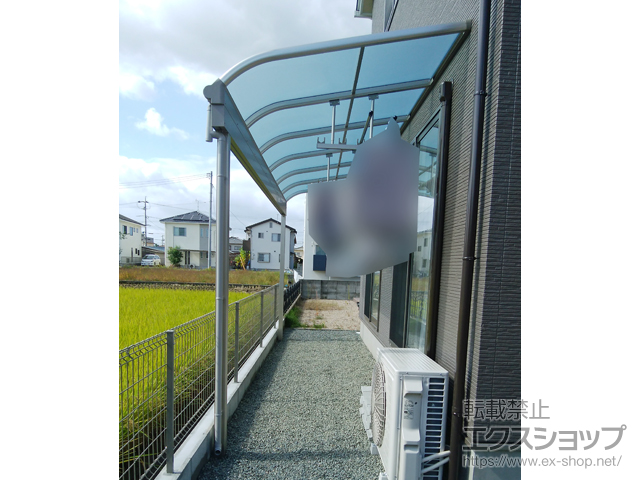 広島県福山市ののテラス屋根 ヴェクターテラス R型 テラスタイプ 単体 積雪〜20cm対応 施工例