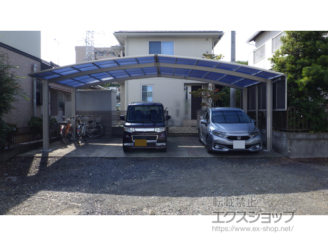 静岡県静岡市ののカーポート レイナトリプルポートグラン　積雪〜20cm対応 施工例