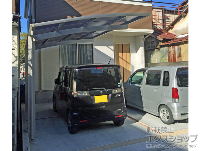 静岡県静岡市ののカーポート プレシオスポート 積雪〜20cm対応 施工例