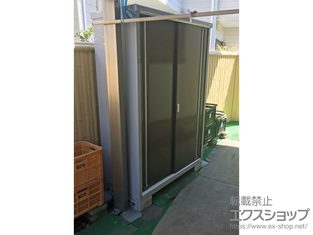 東京都狛江市のの物置・屋外倉庫 シンプリー 一般型 ( MJX-136E-P-TB) 施工例