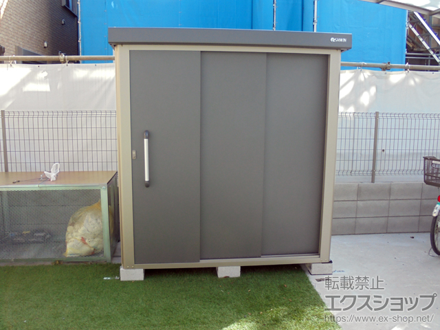 埼玉県川口市のの物置・屋外倉庫 エスケーエイト SK8-50 一般型 1800×800×1940 SK8-50-GK 施工例