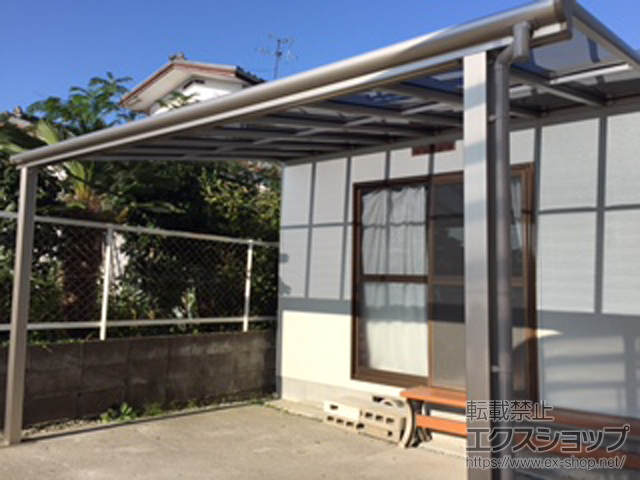 宮城県仙台市ののテラス屋根 ヴェクターテラス F型 テラスタイプ 単体 積雪〜20cm対応 施工例