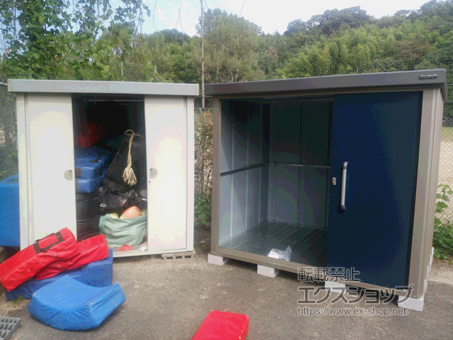 奈良県天理市のの物置・屋外倉庫 エスケーエイト SK8-100 一般型 2200×1600×1940 SK8-100-SB 施工例