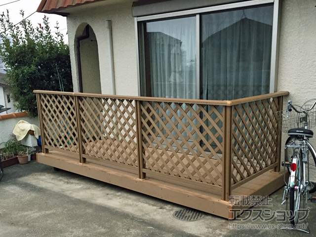 東京都国分寺市ののウッドデッキ 樹ら楽ステージ 施工例