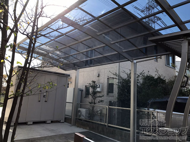 千葉県千葉市ののカーポート レイナポートグラン 延長　積雪〜20cm対応 施工例