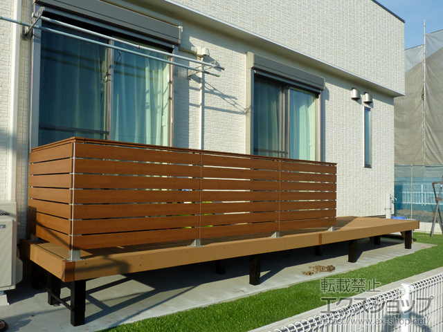 東京都東村山市ののウッドデッキ リウッドデッキ 200 施工例