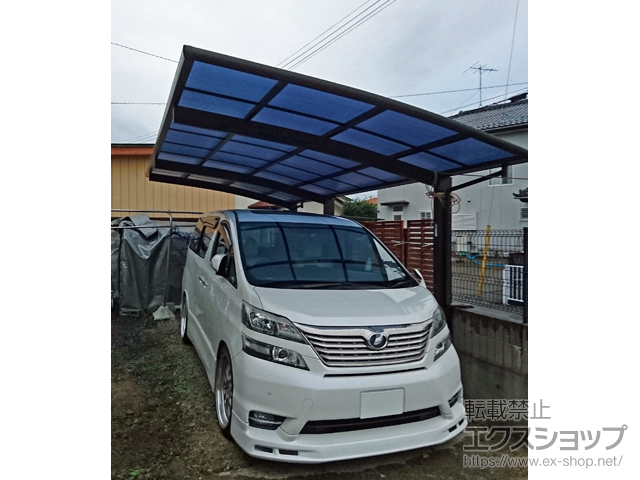 福島県福島市ののカーポート レイナポートグラン 延長　積雪〜20cm対応 施工例