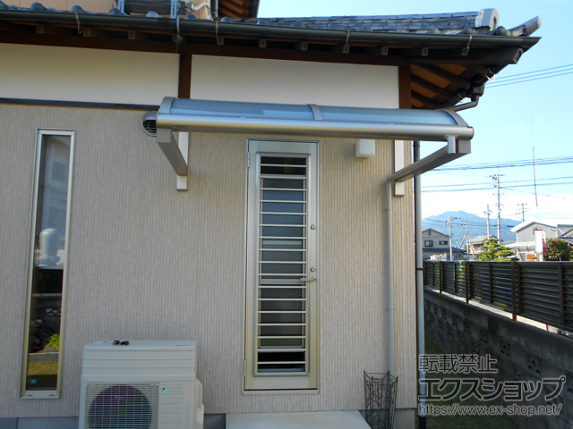 佐賀県佐賀市ののテラス屋根 ヴェクターテラス R型 ルーフタイプ 単体 積雪〜20cm対応 施工例