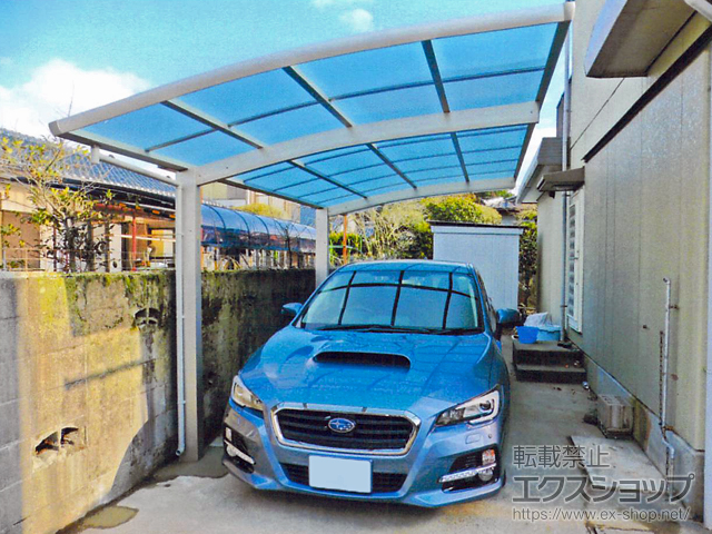 熊本県阿蘇市ののカーポート レイナポートグラン　積雪〜20cm対応 施工例