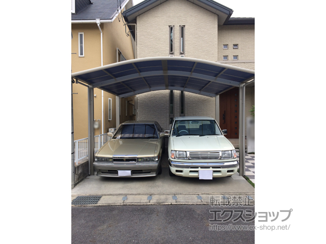 滋賀県草津市ののカーポート レイナツインポートグラン　積雪〜20cm対応 施工例