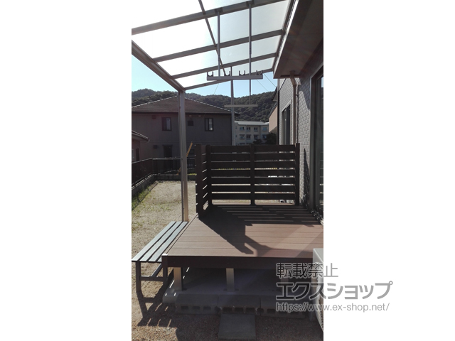 山口県山口市ののウッドデッキ マージウッドデッキ 施工例