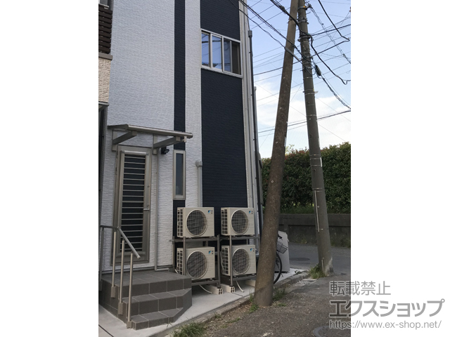 神奈川県横浜市ののテラス屋根 ヴェクターテラス F型 ルーフタイプ 単体積雪〜20cm対応 施工例