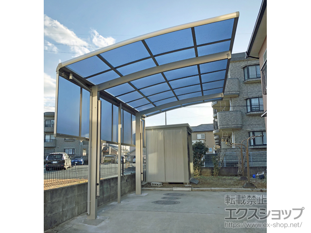 熊本県熊本市ののカーポート レイナポートグラン　積雪〜20cm対応 施工例