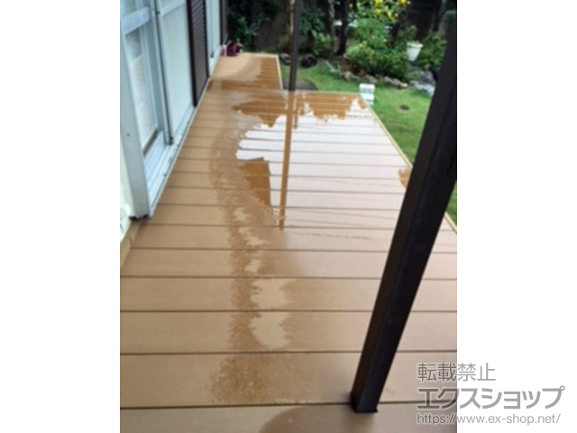 千葉県千葉市ののウッドデッキ リウッドデッキ 200 施工例