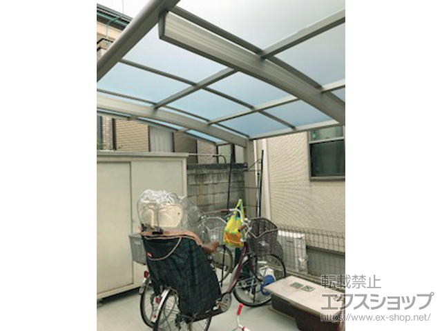 東京都調布市ののサイクルポート・駐輪場 レイナポートグランミニ 積雪〜20cm対応 施工例