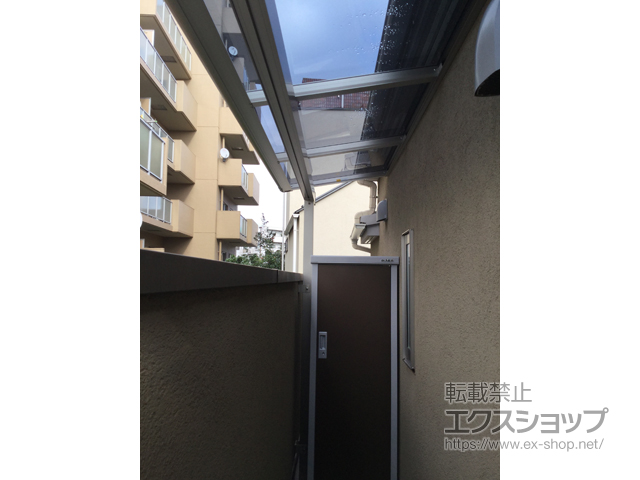 東京都目黒区ののバルコニー・ベランダ屋根 ヴェクターテラス F型 屋根タイプ 単体 積雪〜20cm対応 施工例