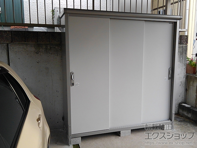 愛知県知多市のの物置・屋外倉庫 エスモ 一般型(ESE-1906A-PW) 施工例