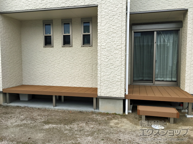 佐賀県佐賀市ののウッドデッキ リウッドデッキ 200 施工例