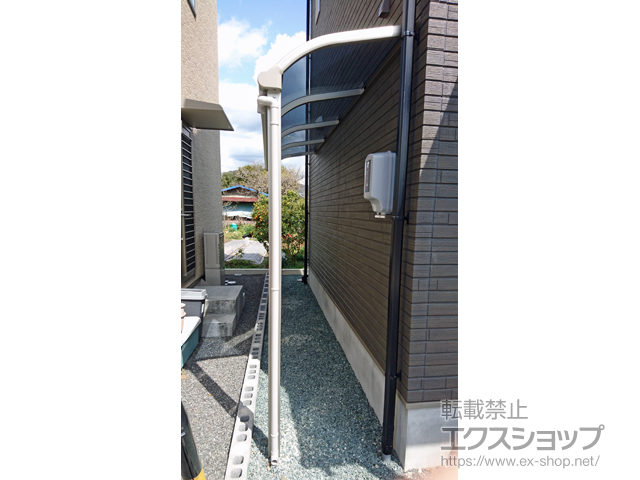 静岡県焼津市ののテラス屋根 ヴェクターテラス R型 テラスタイプ 単体 積雪〜20cm対応 施工例