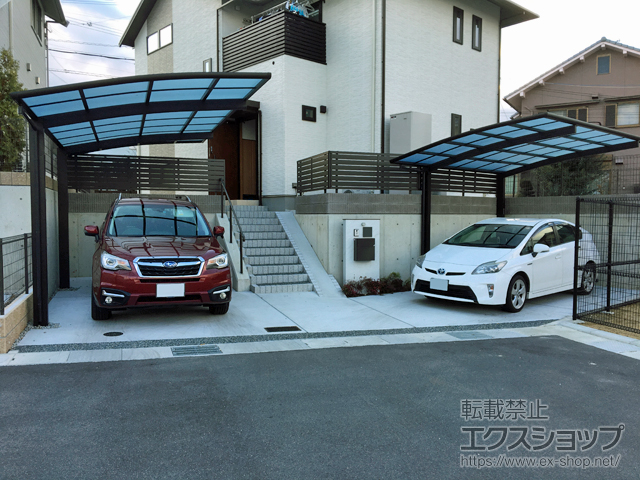 奈良県奈良市ののカーポート レイナポートグラン　積雪〜20cm対応 施工例