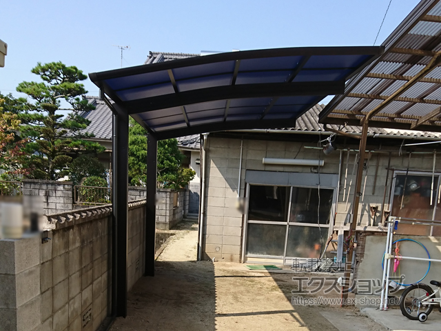 愛媛県松山市ののカーポート プレシオスポート 積雪〜20cm対応 施工例