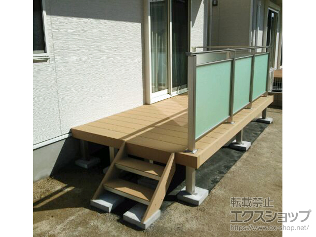 埼玉県さいたま市ののウッドデッキ リウッドデッキ 200 施工例