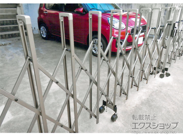 福岡県福岡市のの トリップゲート RB型 ノンレール 両開き 60W 施工例