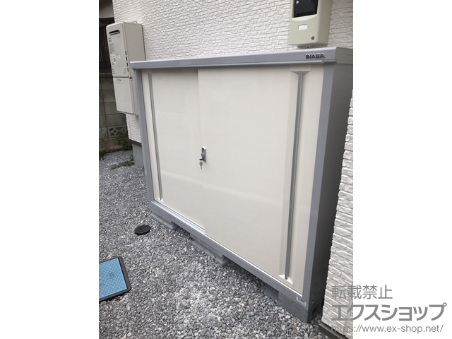 神奈川県横須賀市のの物置・屋外倉庫 シンプリー 一般型(MJX-176C-P-FW) 施工例