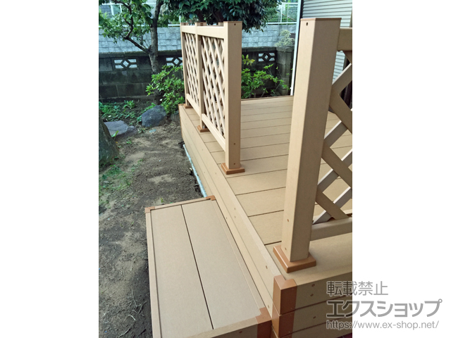 千葉県習志野市ののウッドデッキ リウッドデッキ 200 施工例