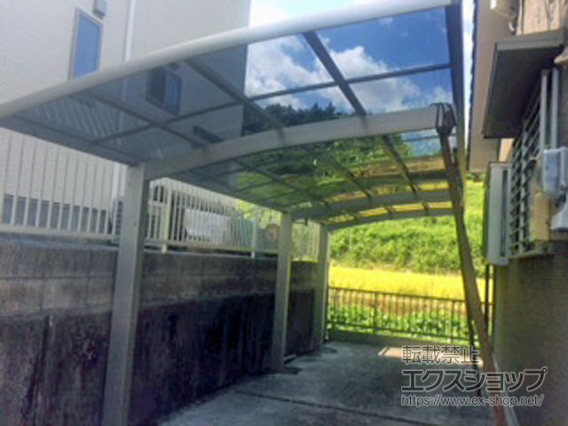 大分県別府市ののカーポート レイナポートグラン 延長　積雪〜20cm対応 施工例