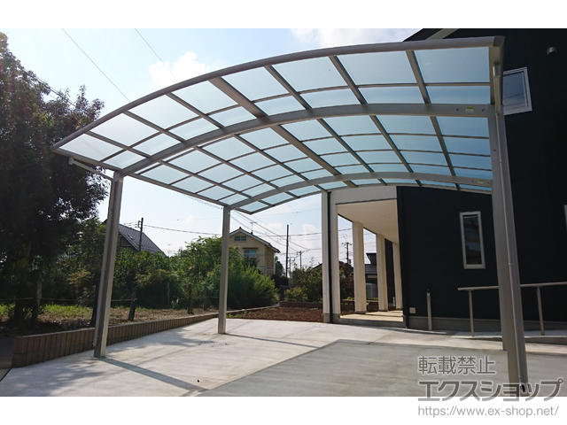 茨城県石岡市ののカーポート レイナツインポートグラン　積雪〜20cm対応 施工例