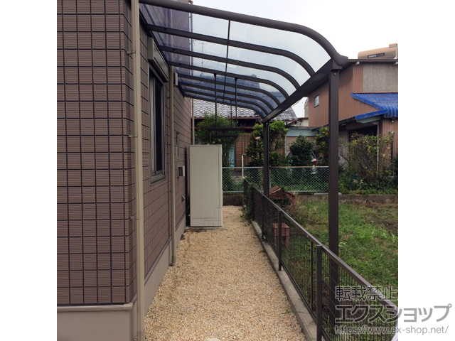 三重県津市ののテラス屋根 パワーアルファ RB型 テラスタイプ 単体 積雪〜30cm対応 施工例