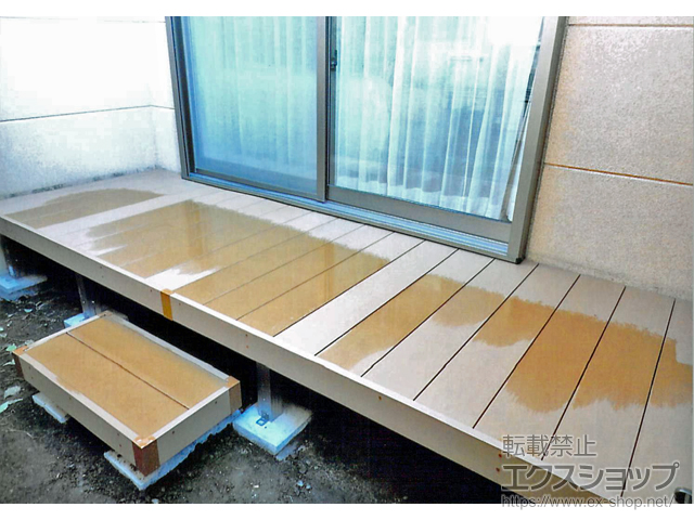 埼玉県さいたま市ののウッドデッキ リウッドデッキ 200 施工例