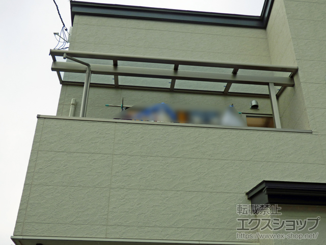 岩手県盛岡市ののバルコニー・ベランダ屋根 スピーネ F型 1500 屋根タイプ 単体 積雪〜50cm対応 施工例