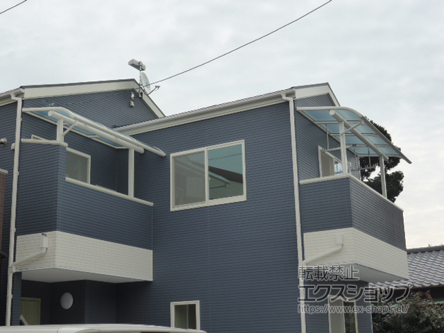 静岡県静岡市ののバルコニー・ベランダ屋根 ヴェクターテラス R型 屋根タイプ 単体 積雪〜20cm対応 施工例