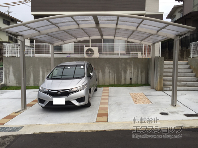 兵庫県神戸市ののカーポート レイナツインポートグラン　積雪〜20cm対応 施工例