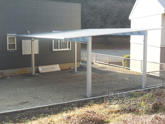 熊本県菊池郡大津町ののカーポート エフルージュ トリプル 積雪〜20cm対応 施工例