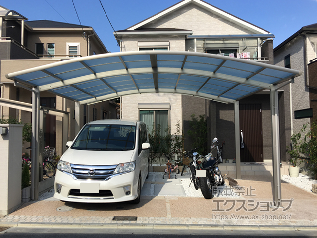 大阪府高槻市ののカーポート レイナツインポートグラン　積雪〜20cm対応 施工例