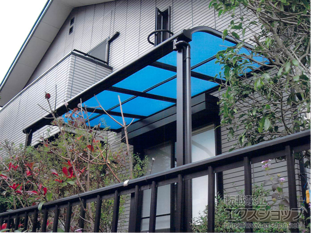 福岡県筑紫野市ののテラス屋根 ヴェクターテラス R型 テラスタイプ 単体 積雪〜20cm対応 施工例