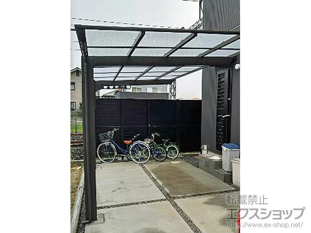 三重県四日市市ののカーポート ソリッドポート 積雪〜20cm対応 施工例